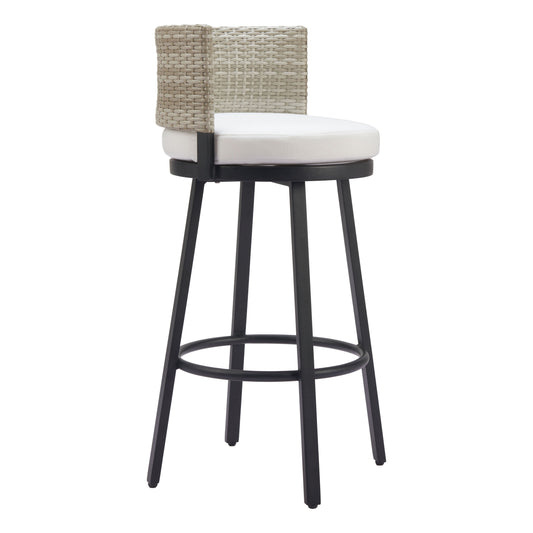 Midnight Wave White Barstool