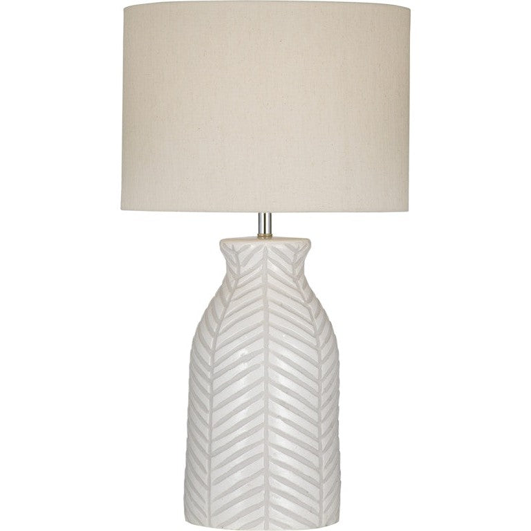 Sabrina Terracotta Cream Table Lamp