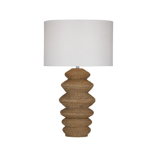 Sandy Jute Rope Brown Table Lamp