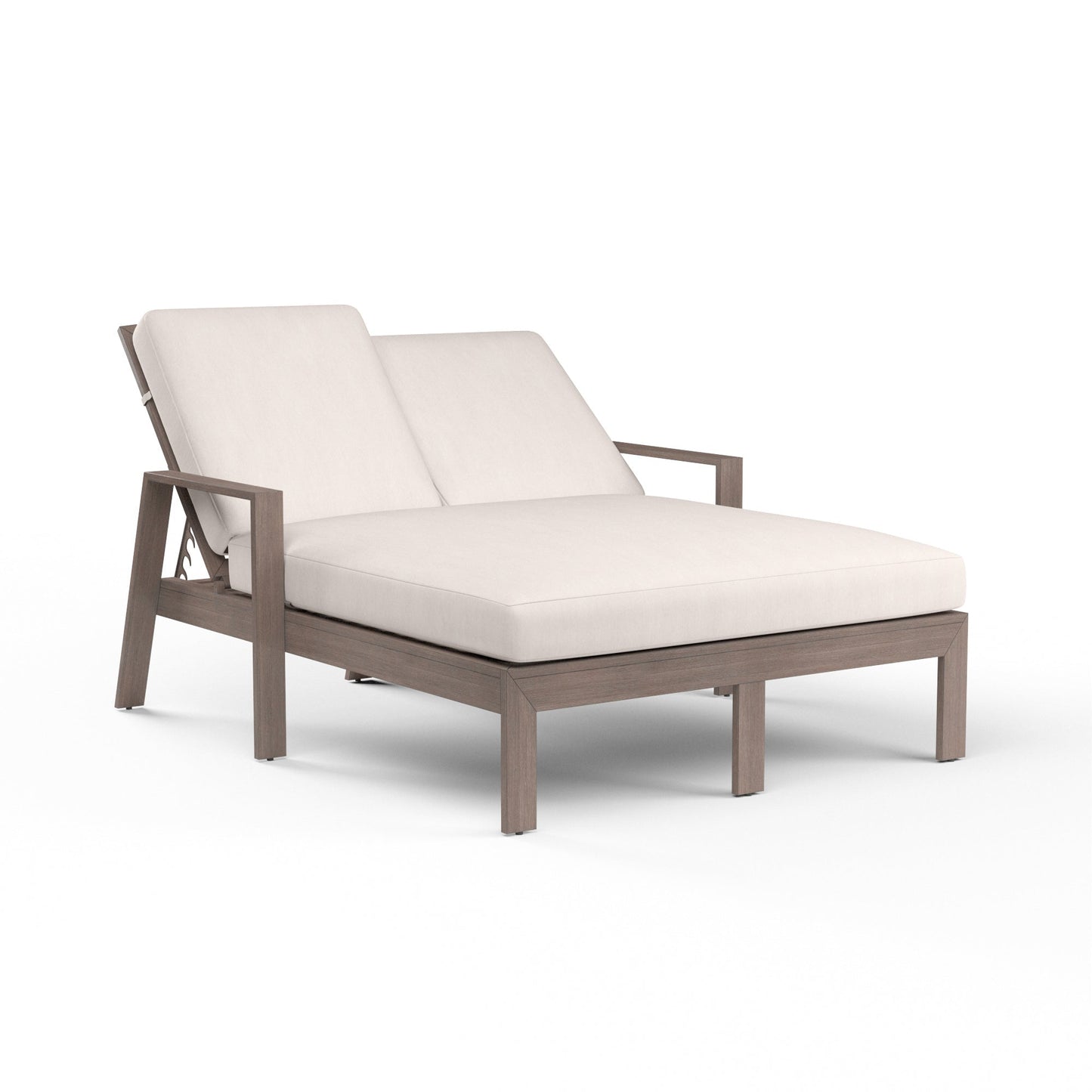 Laguna Sunbrella Upholstered Outdoor Double Chaise Lounge