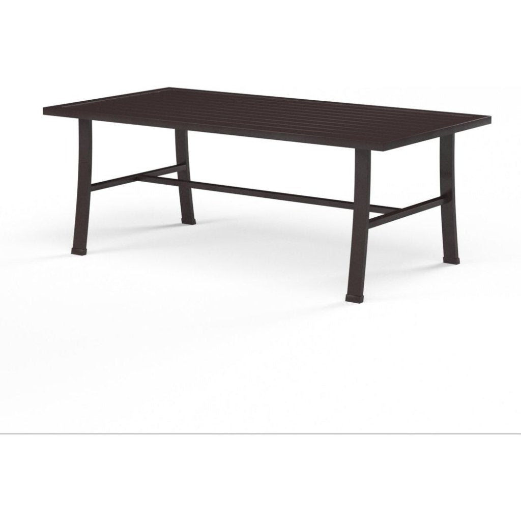 La Jolla Aluminum Outdoor Coffee Table - LOOMLAN - Sunset West - Outdoor Coffee Tables
