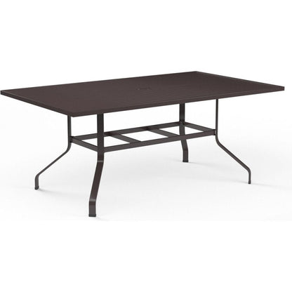 La Jolla Aluminum Outdoor Dining Table - LOOMLAN - Sunset West - Outdoor Dining Tables