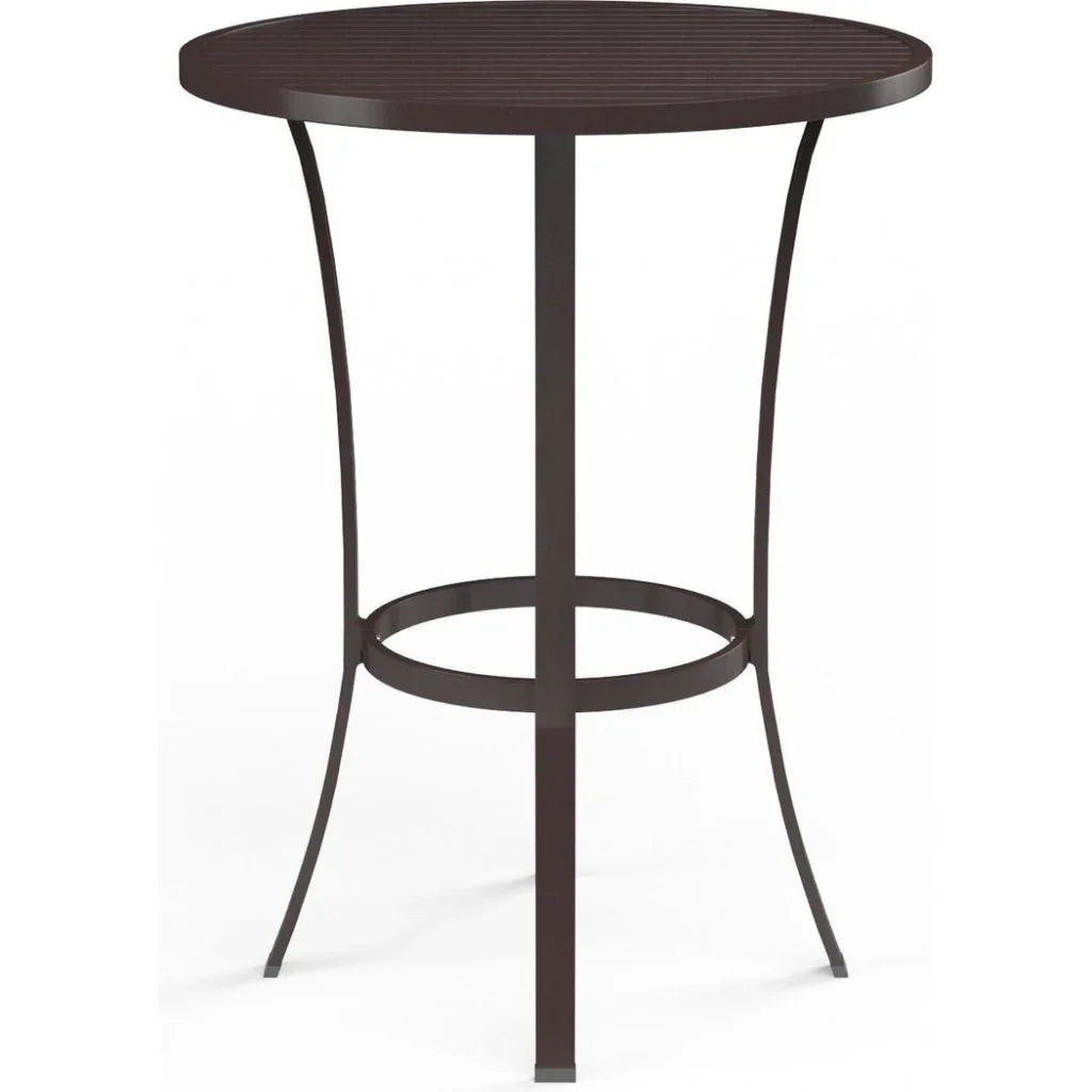La Jolla Aluminum Round Outdoor Pub Table