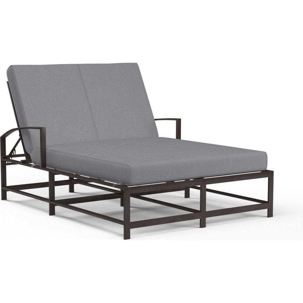 La Jolla Sunbrella Double Outdoor Chaise - LOOMLAN - Sunset West - Outdoor Chaises
