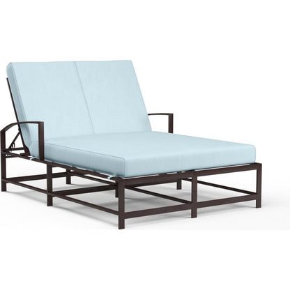 La Jolla Sunbrella Double Outdoor Chaise - LOOMLAN - Sunset West - Outdoor Chaises