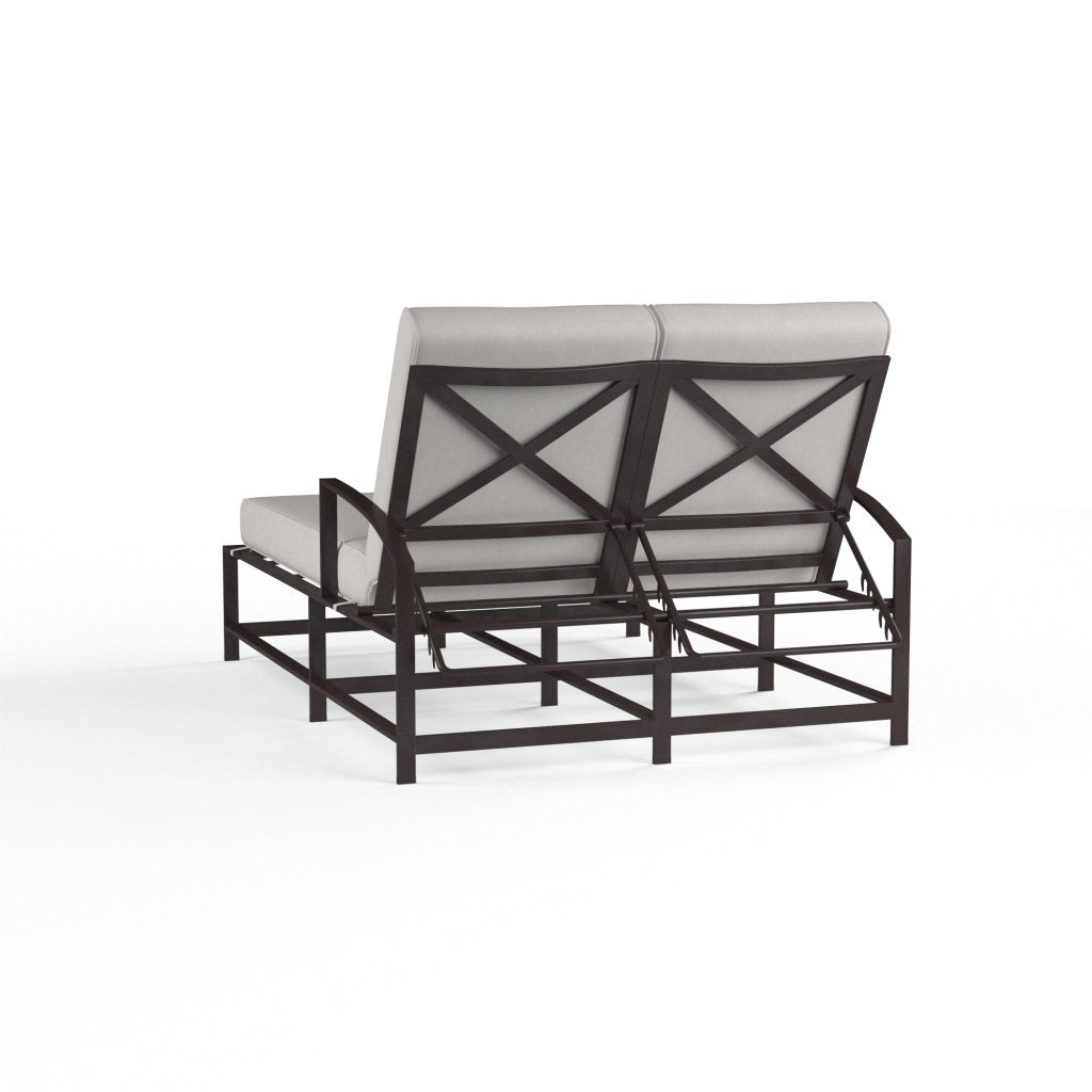 La Jolla Sunbrella Double Outdoor Chaise - LOOMLAN - Sunset West - Outdoor Chaises