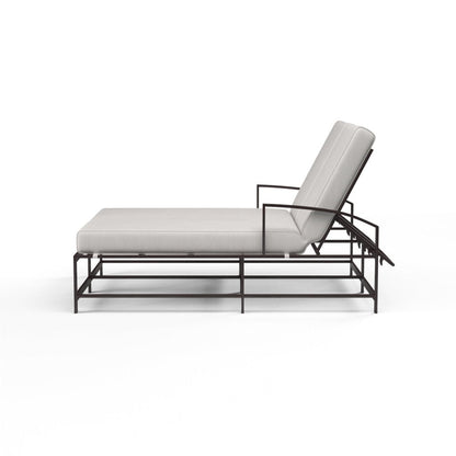 La Jolla Sunbrella Double Outdoor Chaise - LOOMLAN - Sunset West - Outdoor Chaises