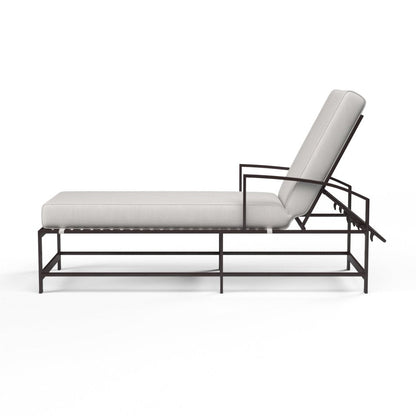 La Jolla Sunbrella Outdoor Chaise - LOOMLAN - Sunset West - Outdoor Chaises