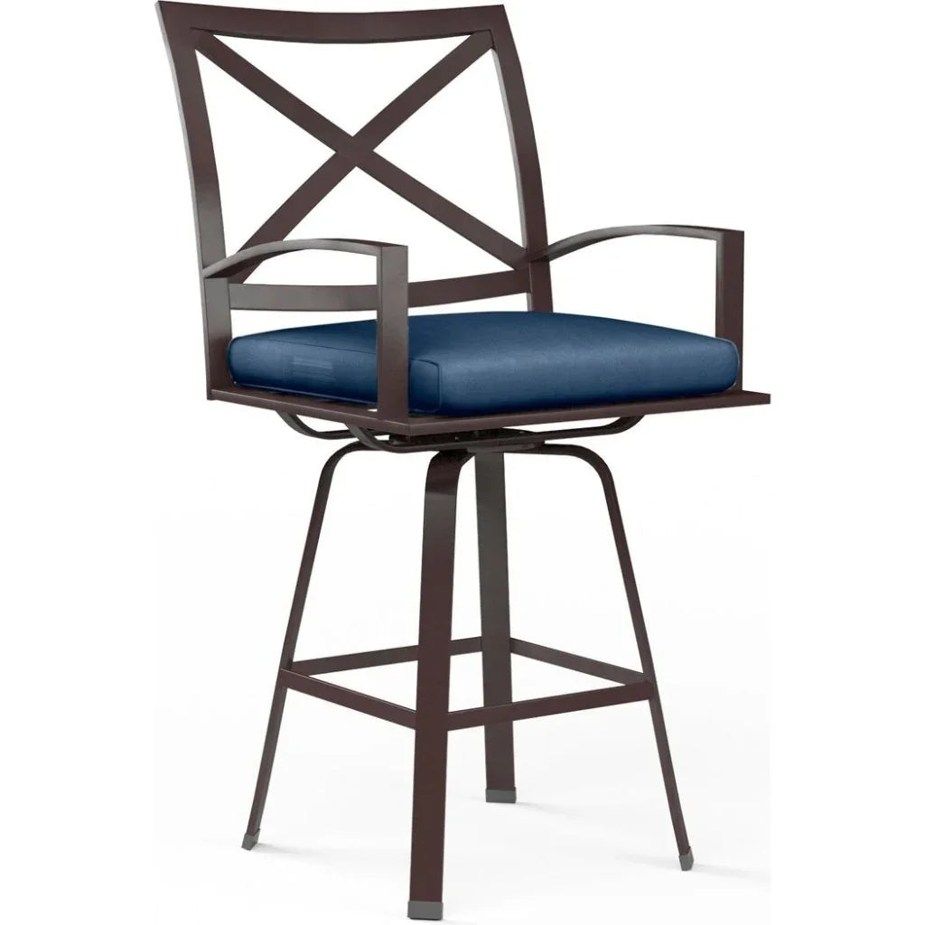 La Jolla Sunbrella Swivel Outdoor Barstool