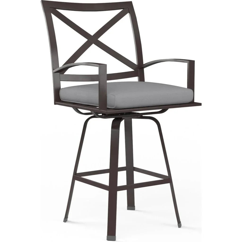 La Jolla Sunbrella Swivel Outdoor Barstool