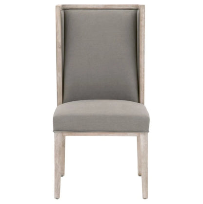 Martin Wing Polyester Upholstered Dining Chair (Set Of 2)