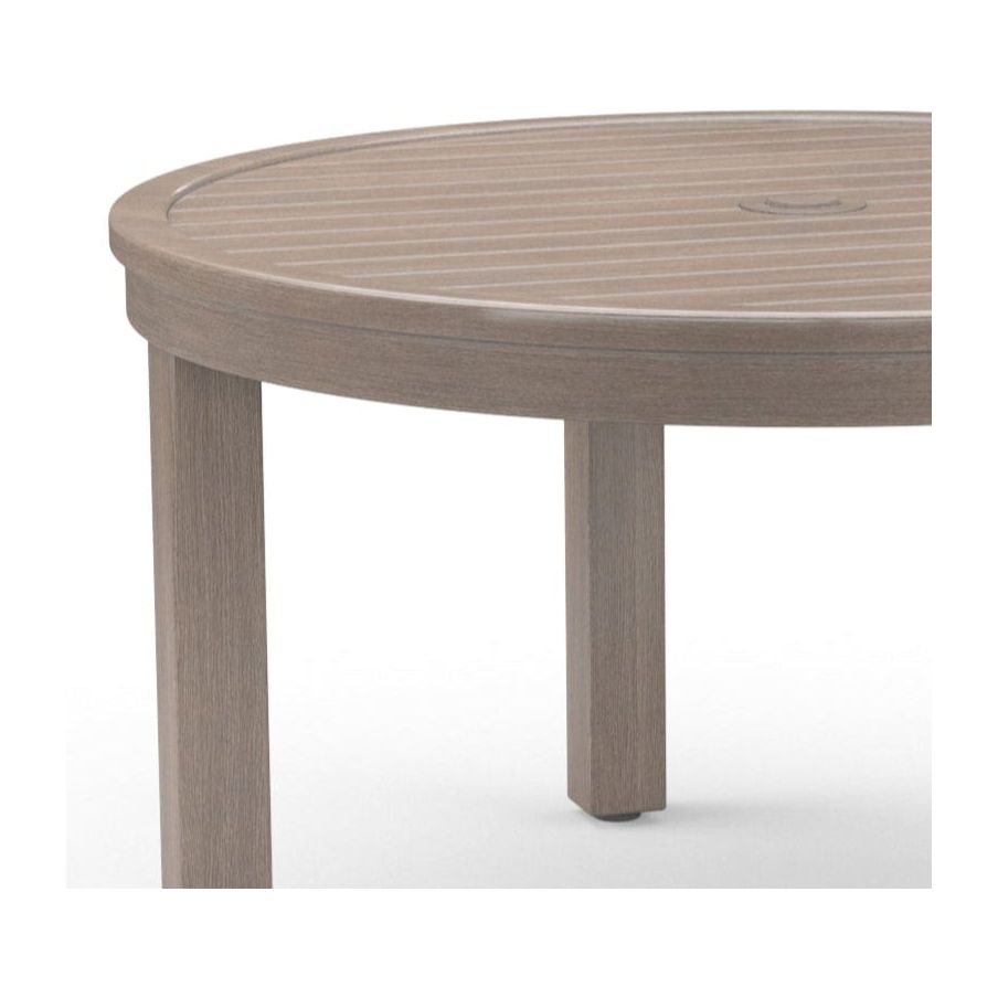 Laguna Aluminum Round Outdoor Dining Table - LOOMLAN - Sunset West - Outdoor Dining Tables