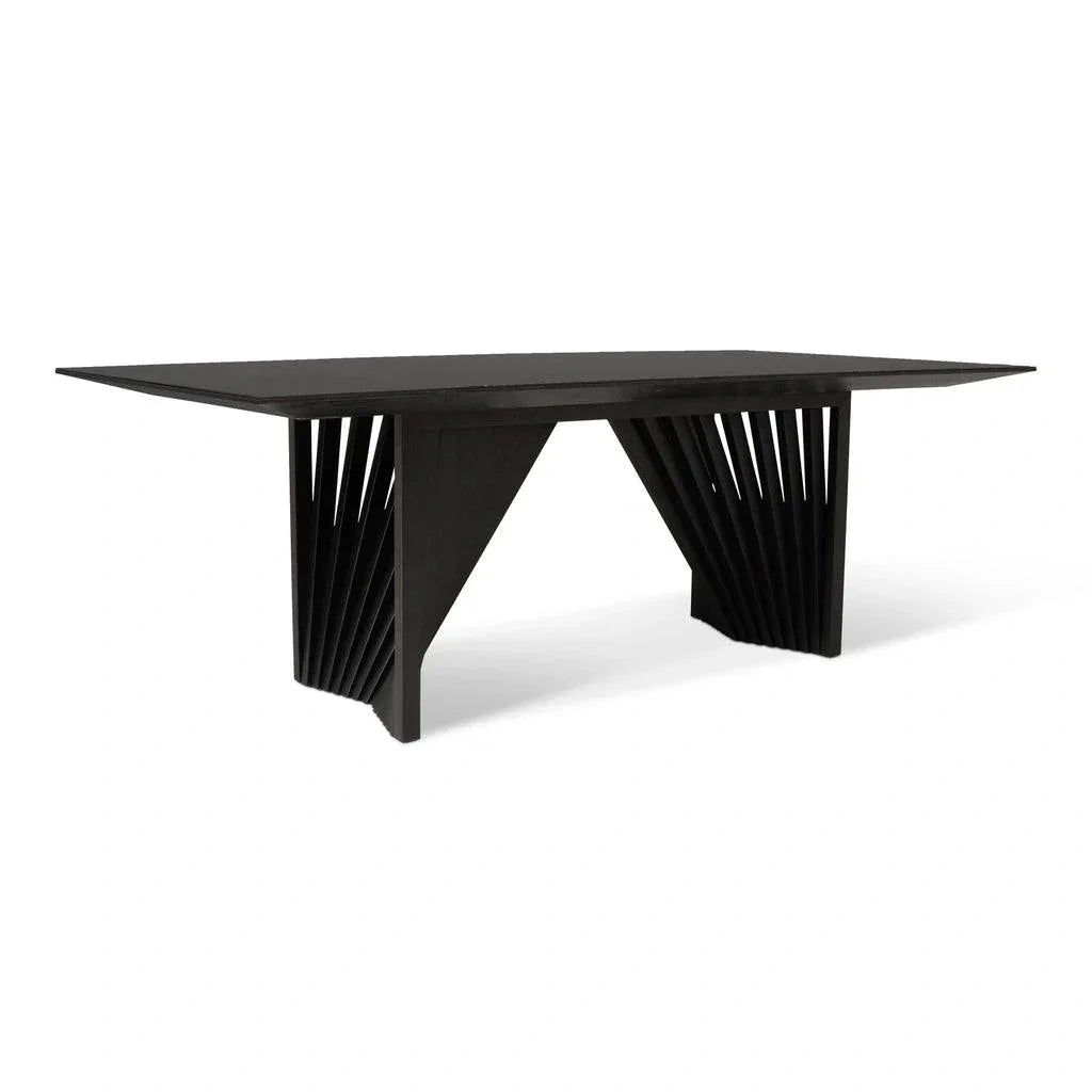 Urbia Laguna Glass Top Rectangular Dining Table