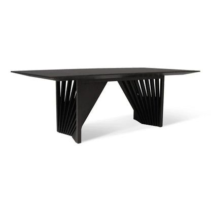 Urbia Laguna Glass Top Rectangular Dining Table