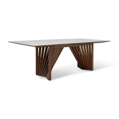 Urbia Laguna Glass Top Rectangular Dining Table