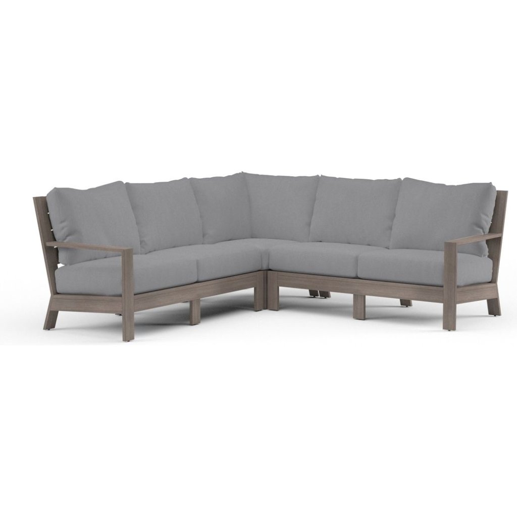 Laguna Sunbrella Cushions Outdoor Sectional Sofa - LOOMLAN - Sunset West - Outdoor Sofas & Loveseats