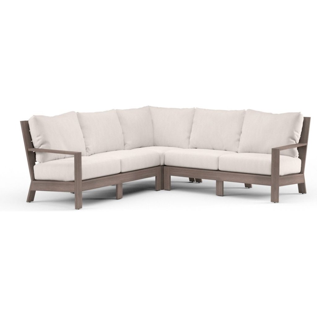 Laguna Sunbrella Cushions Outdoor Sectional Sofa - LOOMLAN - Sunset West - Outdoor Sofas & Loveseats
