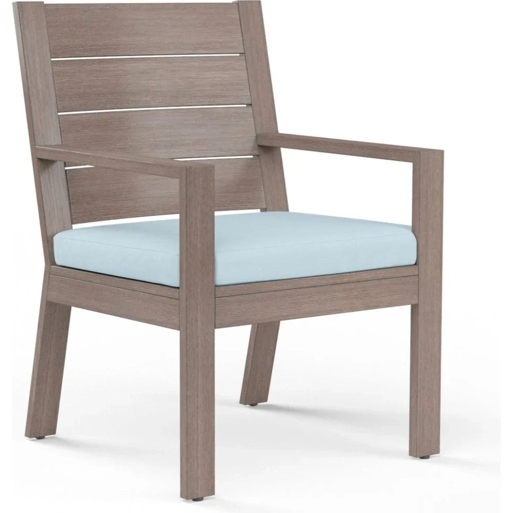 Laguna Sunbrella Outdoor Dining Armchair 2PC - LOOMLAN - Sunset West - Outdoor Dining Chairs