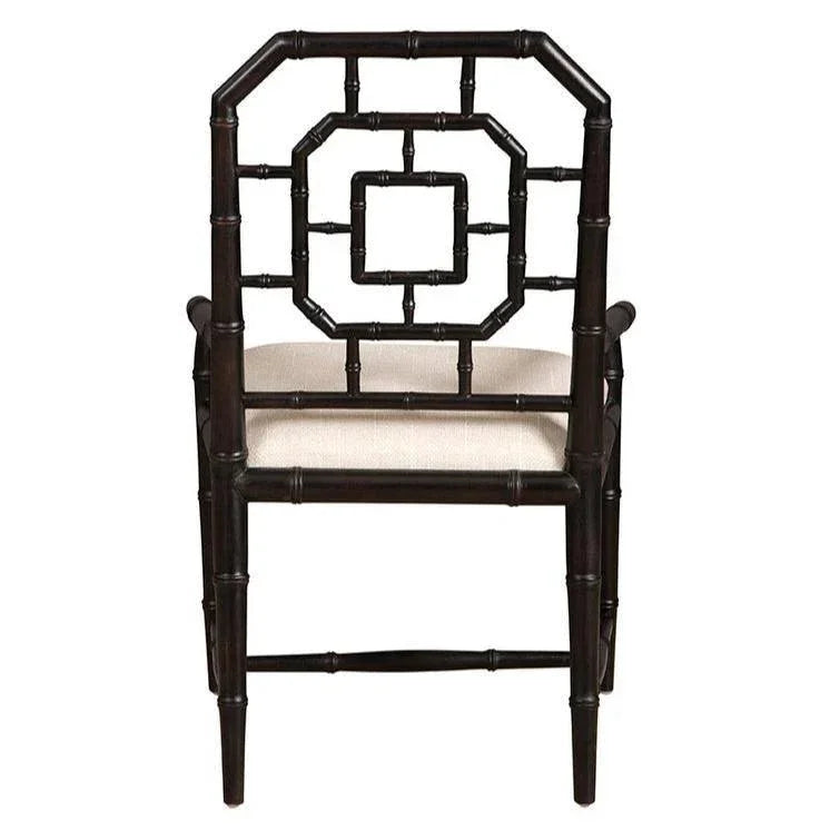 Furniture Classics Lahara Linen Black Armchair