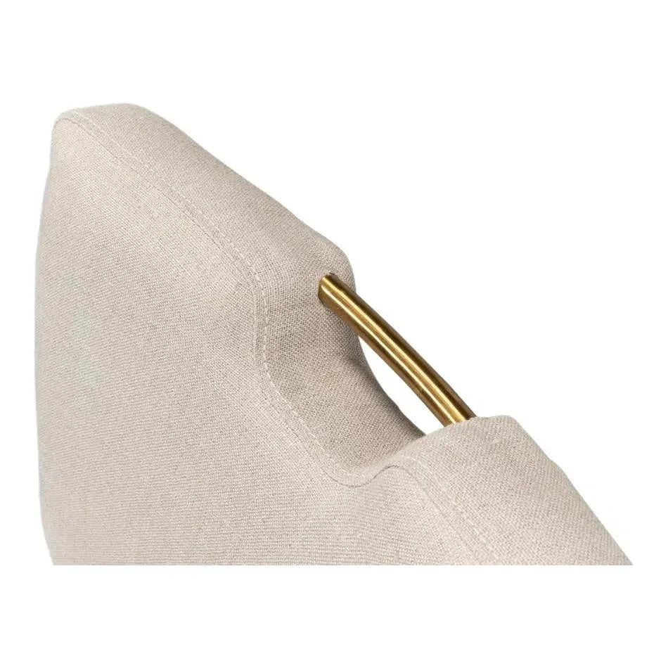 Landon Dining Chairs Set of 2 Linen - LOOMLAN - Sarreid - Dining Chairs