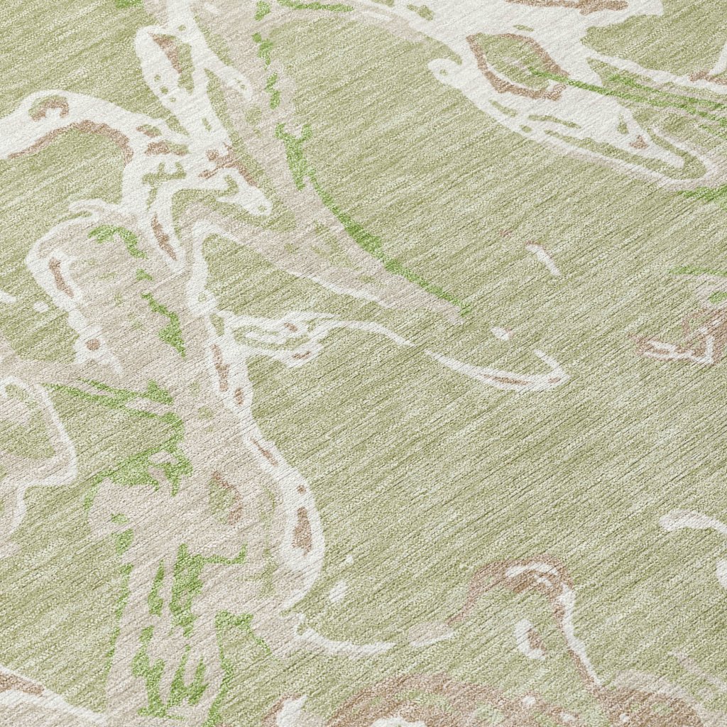 LOOMLAN Rugs Lani Aloe Washable Indoor-Outdoor Rug
