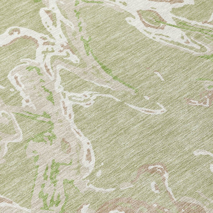 LOOMLAN Rugs Lani Aloe Washable Indoor-Outdoor Rug