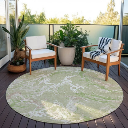 LOOMLAN Rugs Lani Aloe Washable Indoor-Outdoor Rug