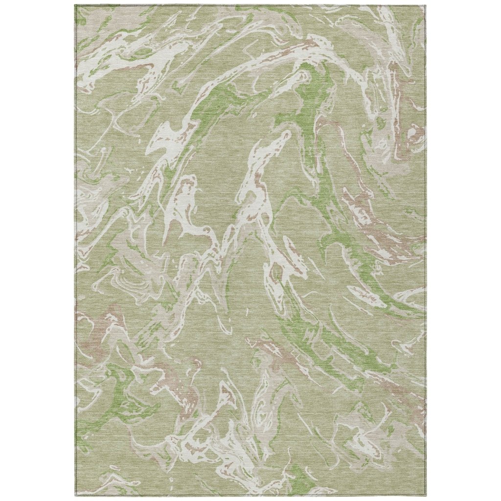 LOOMLAN Rugs Lani Aloe Washable Indoor-Outdoor Rug