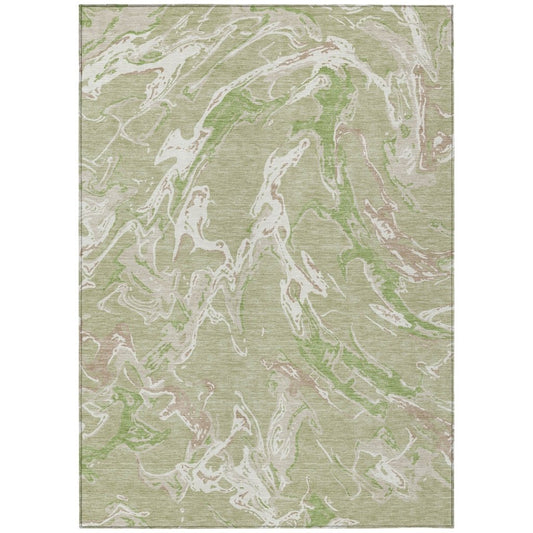 LOOMLAN Rugs Lani Aloe Washable Indoor-Outdoor Rug