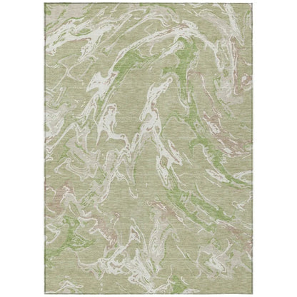 LOOMLAN Rugs Lani Aloe Washable Indoor-Outdoor Rug