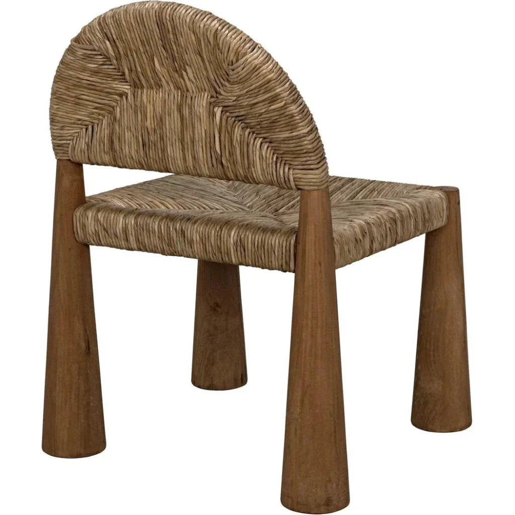 Noir Laredo Teak Wood Armless Chair