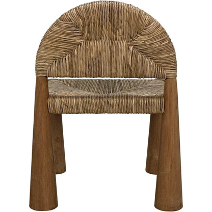 Noir Laredo Teak Wood Armless Chair