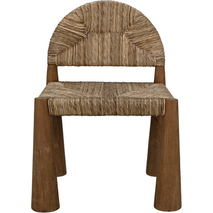 Noir Laredo Teak Wood Armless Chair