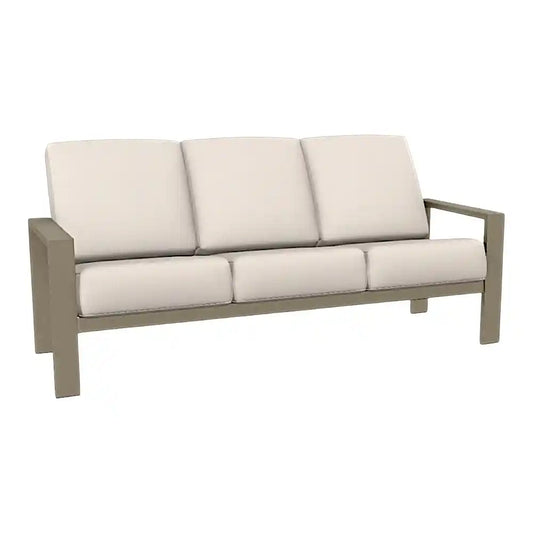 Telescope Larssen Deep Seat Cushion Three-Seat Outdoor Sofa