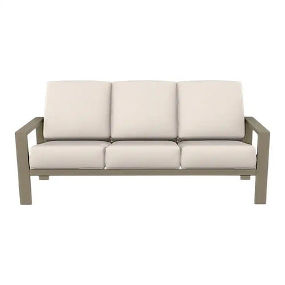 Telescope Larssen Deep Seat Cushion Three-Seat Outdoor Sofa