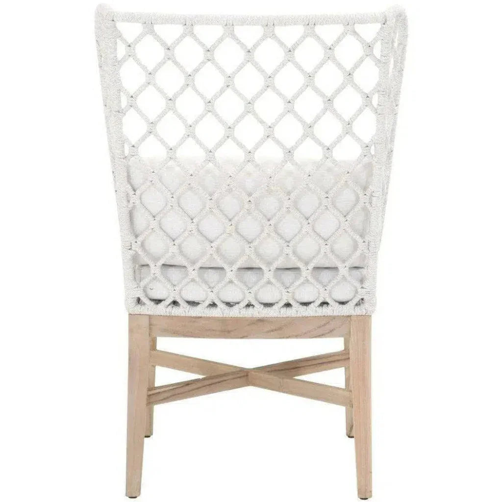 Lattis Outdoor Wing Chair Rope & Teak Wood - LOOMLAN - Essentials For Living - Outdoor Dining Chairs