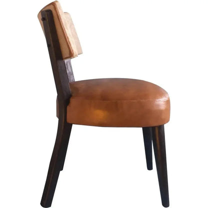 Leather Dining Chair Biscayne - LOOMLAN - Peninsula Home - Dining Chairs