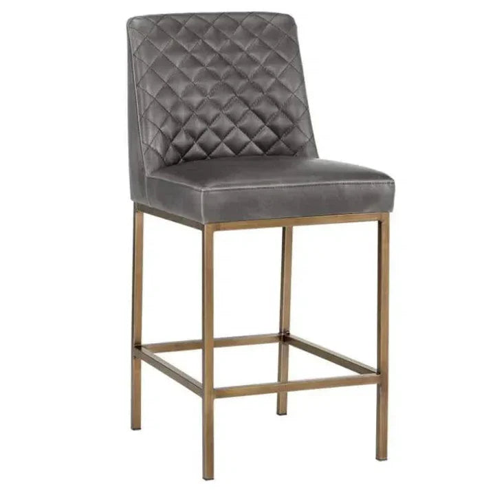 SUNPAN Leighland Leather Classic Counter Stool