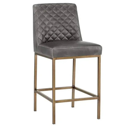 SUNPAN Leighland Leather Classic Counter Stool