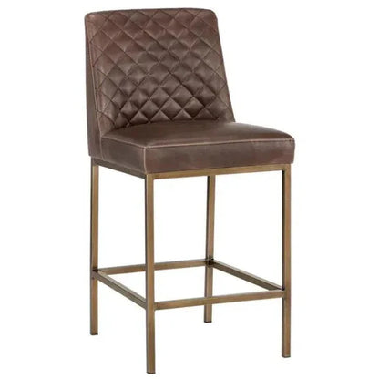 SUNPAN Leighland Leather Classic Counter Stool