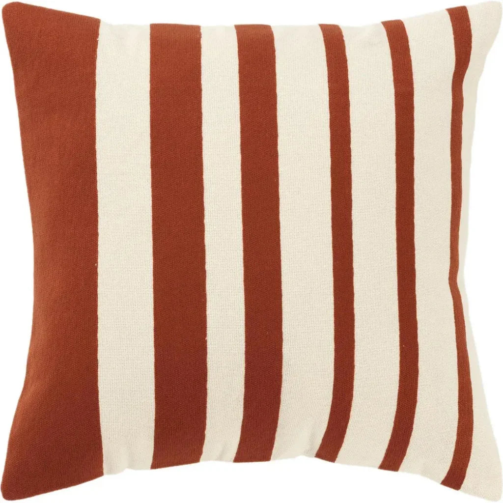 Leo Striped Couch Throw Pillow Covers Down Insert