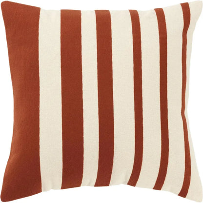 Leo Striped Couch Throw Pillow Covers Down Insert
