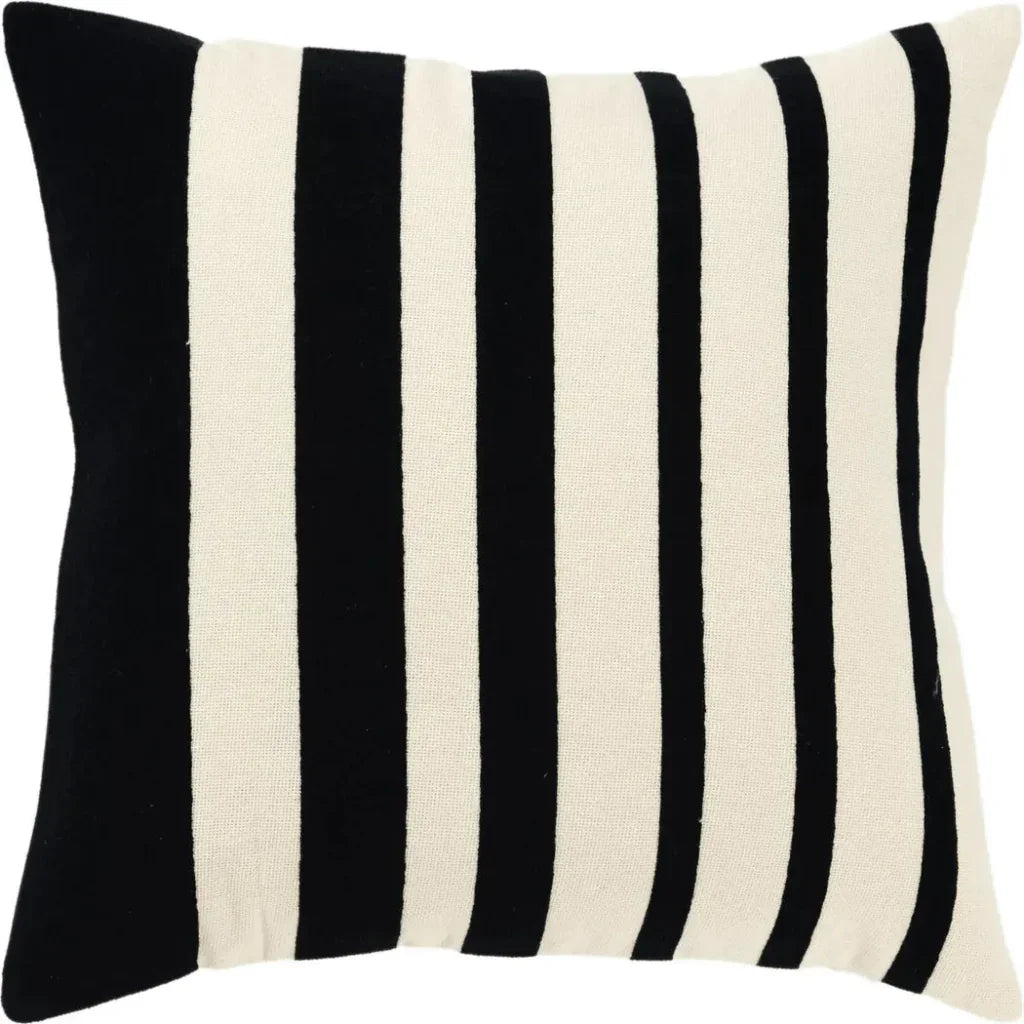 Leo Striped Couch Throw Pillow Covers Down Insert