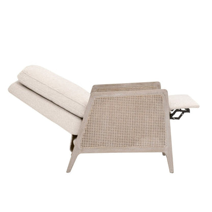Leone Cream Fabric Recliner Chair - LOOMLAN - Essentials For Living - Club Chairs