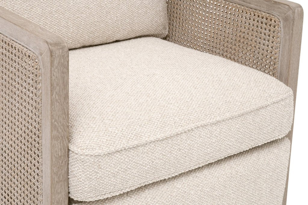 Leone Cream Fabric Recliner Chair - LOOMLAN - Essentials For Living - Club Chairs