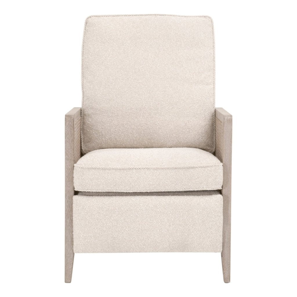 Leone Cream Fabric Recliner Chair - LOOMLAN - Essentials For Living - Club Chairs