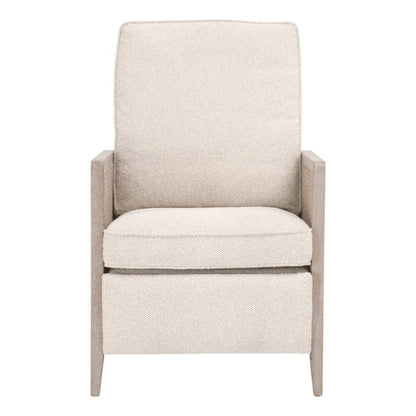 Leone Cream Fabric Recliner Chair - LOOMLAN - Essentials For Living - Club Chairs
