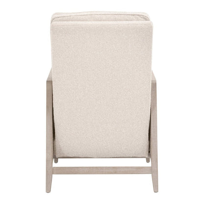 Leone Cream Fabric Recliner Chair - LOOMLAN - Essentials For Living - Club Chairs