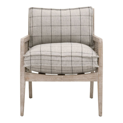 Leone Grey Fabric Club Chair - LOOMLAN - Essentials For Living - Club Chairs