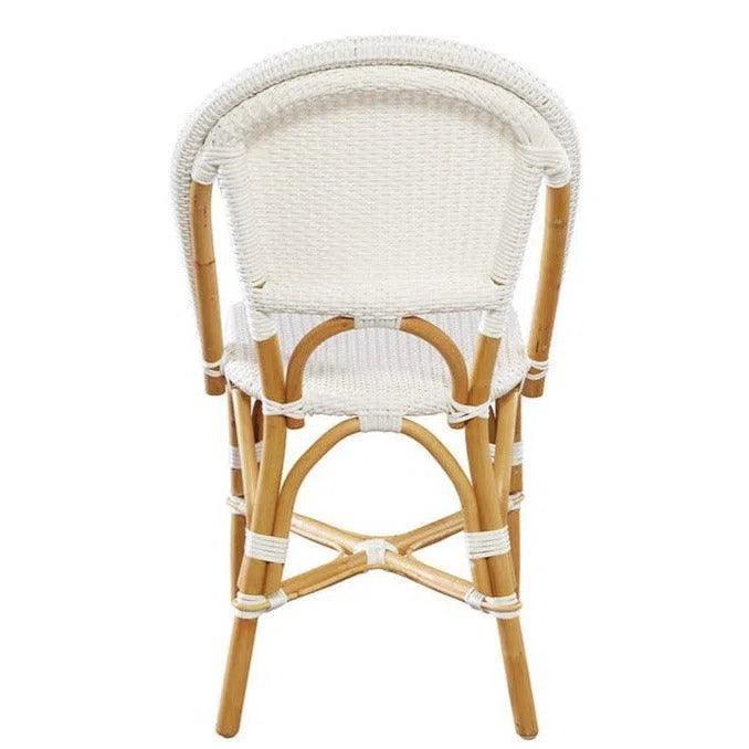 Leroy Rattan Framed Armless Side Chair 2PC - LOOMLAN - Furniture Classics - Dining Chairs